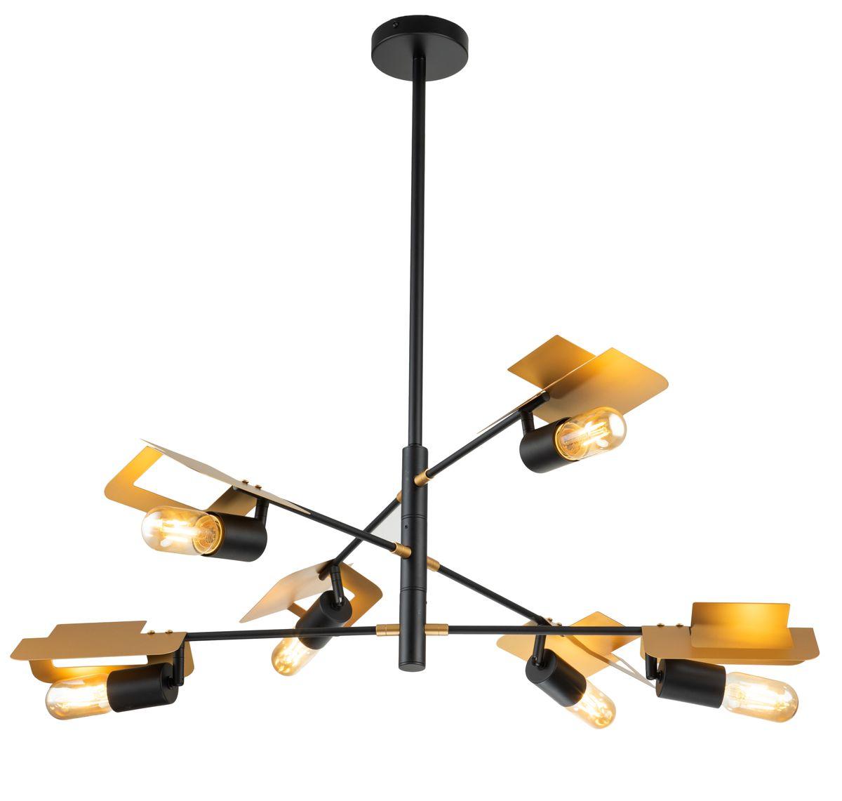 Люстра на штанге Indigo Severo 10004/6R Black V000174