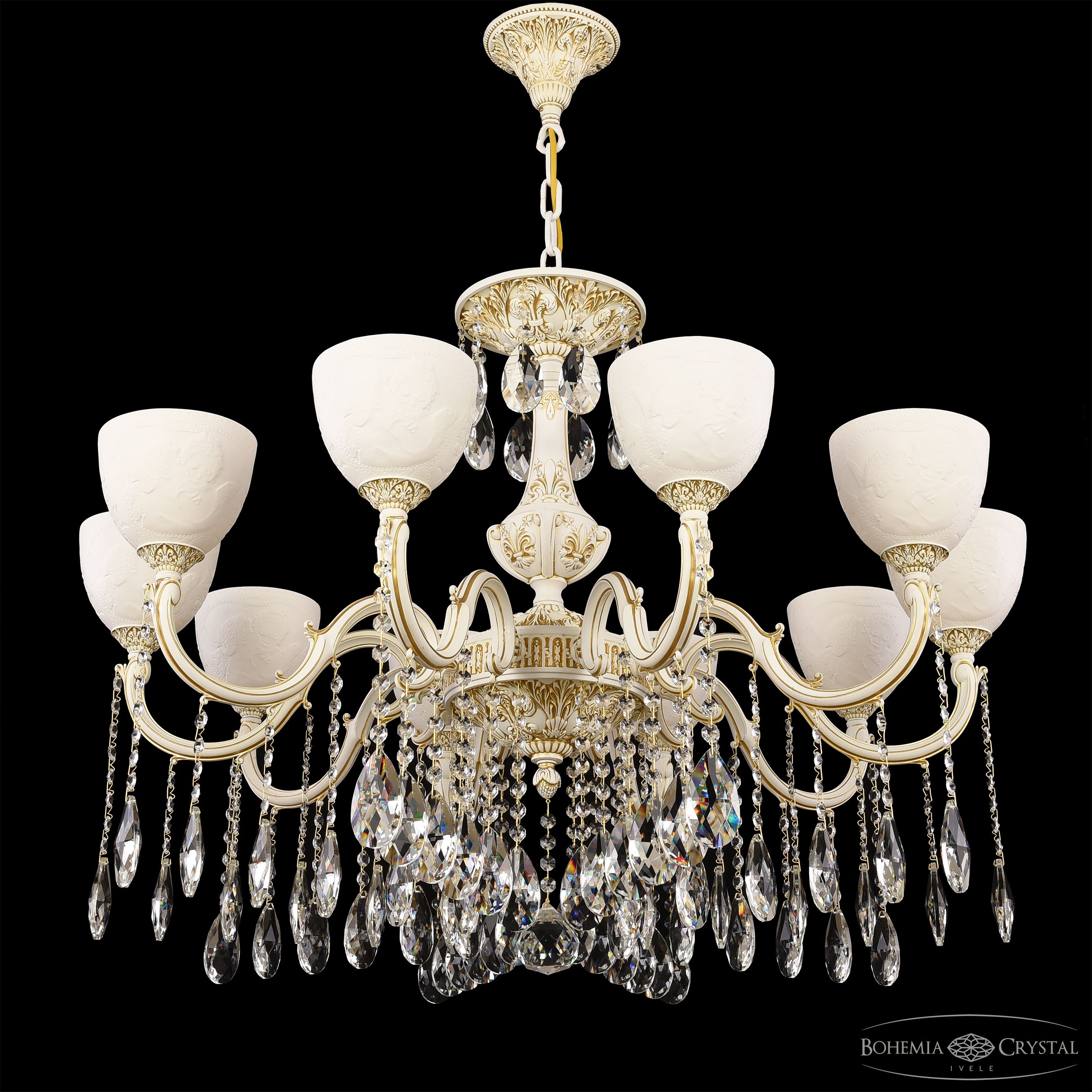 Подвесная люстра Bohemia Ivele Crystal AL78101/10/300 A WMG P1 U Angel