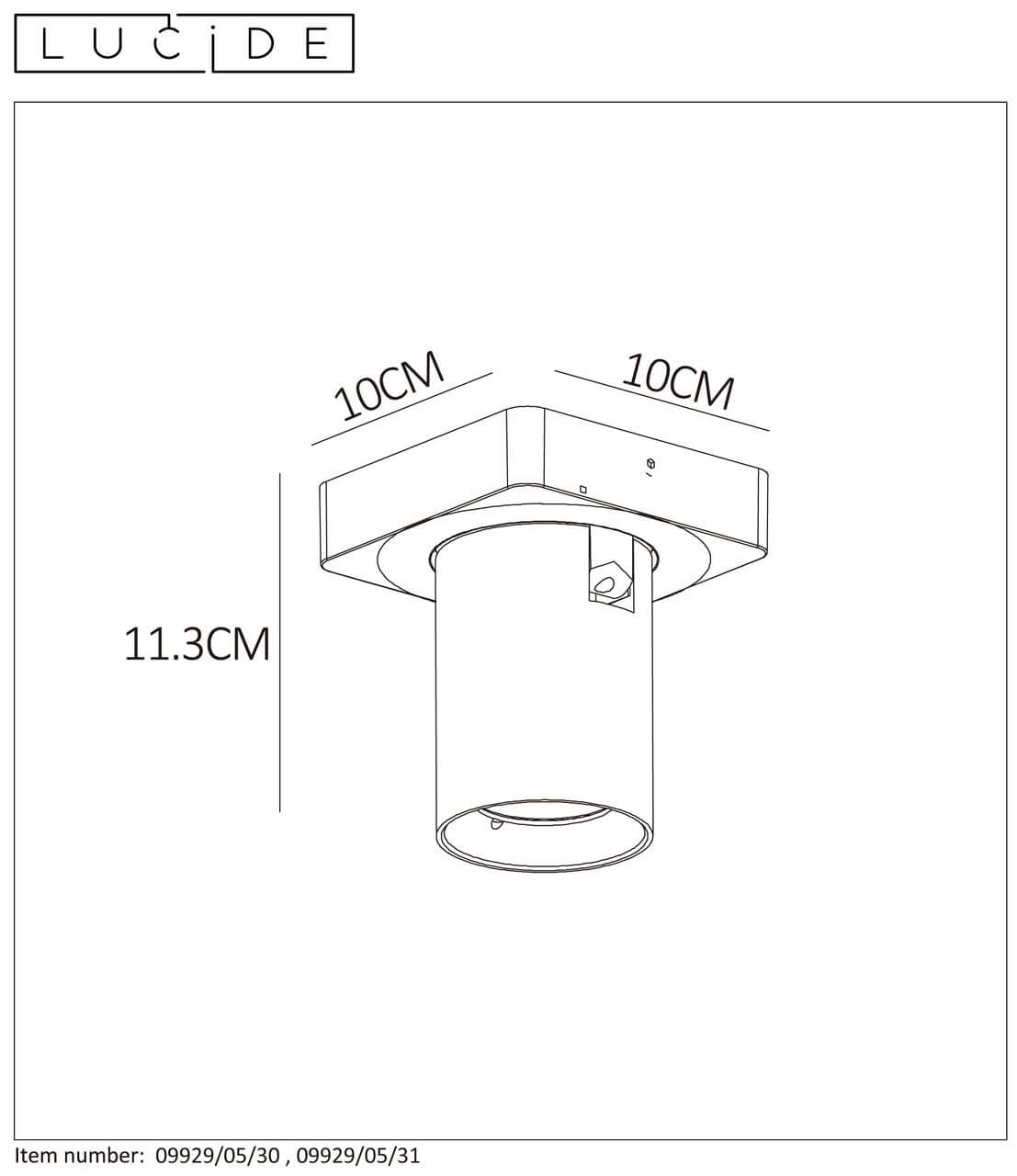 Спот Lucide NIGEL 09929/05/31