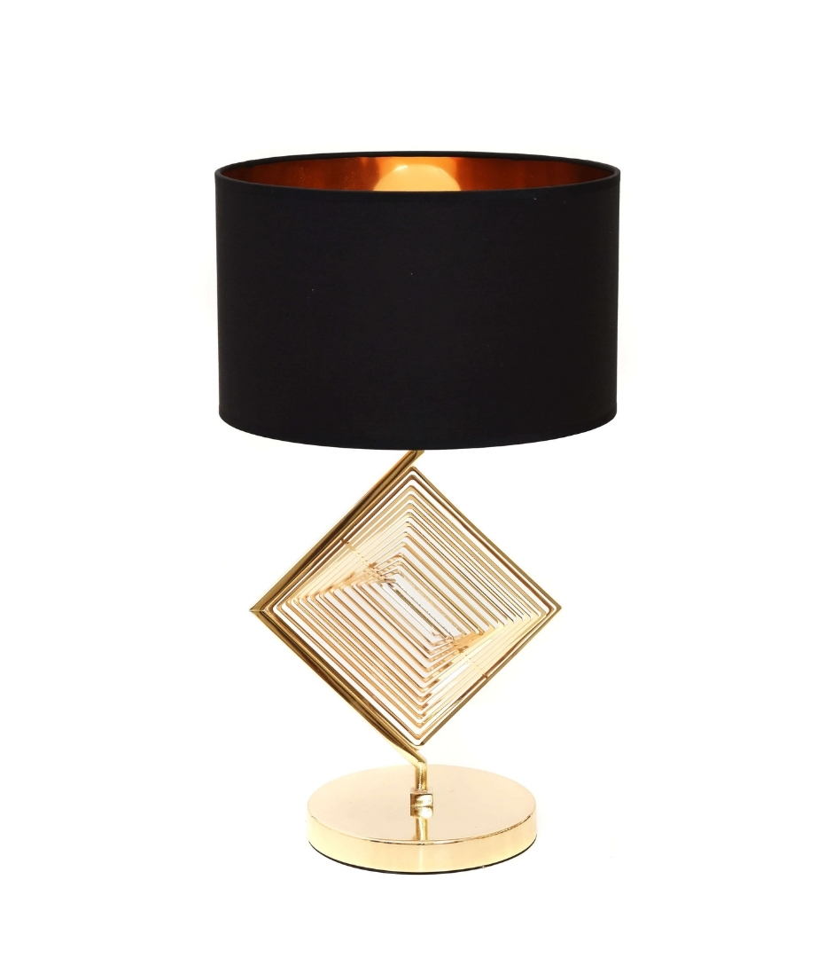 Настольная лампа Lumina Deco Fabi LDT 5529 F.GD+BK