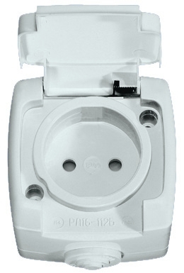 Розетка со шторками Schneider Electric Рондо RS16-126B-BI