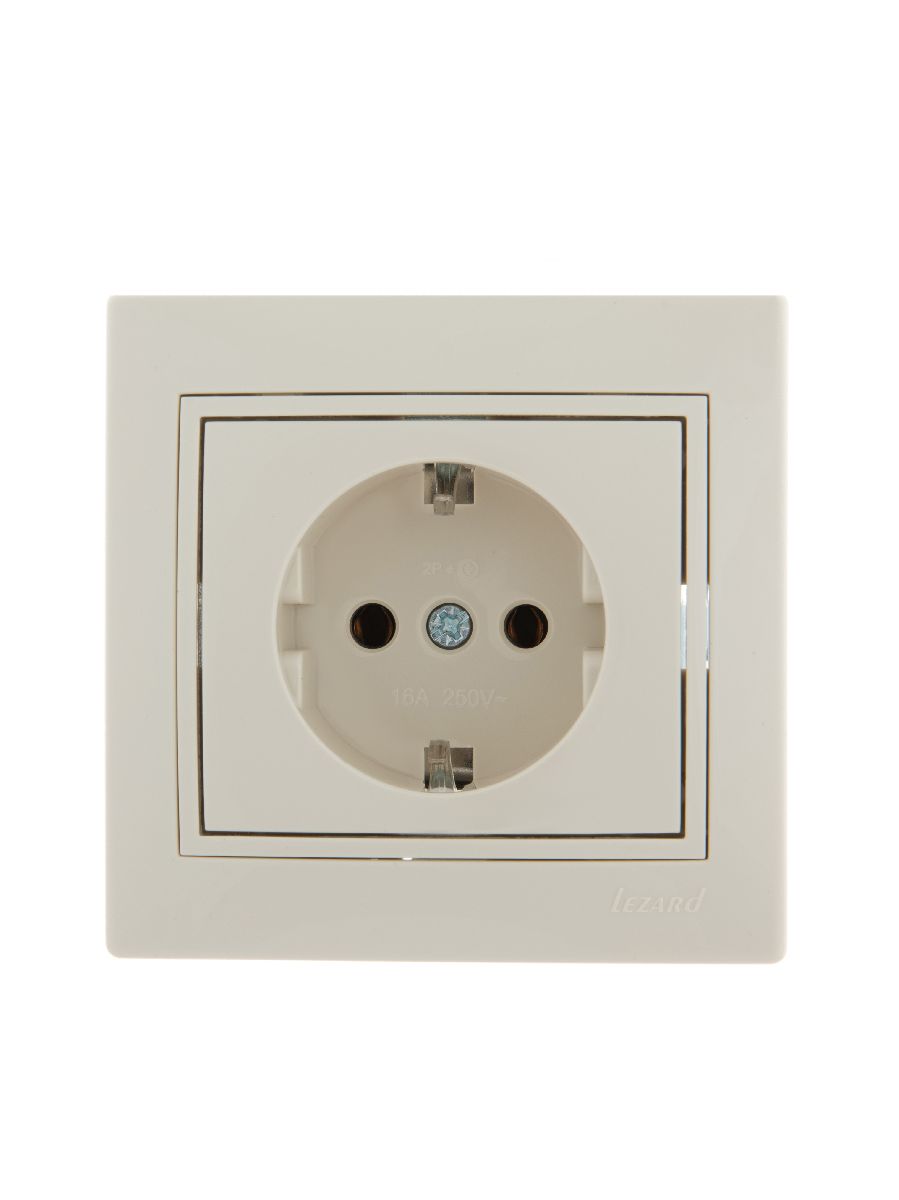 Розетка с/з Lezard Mira 701-0303-122