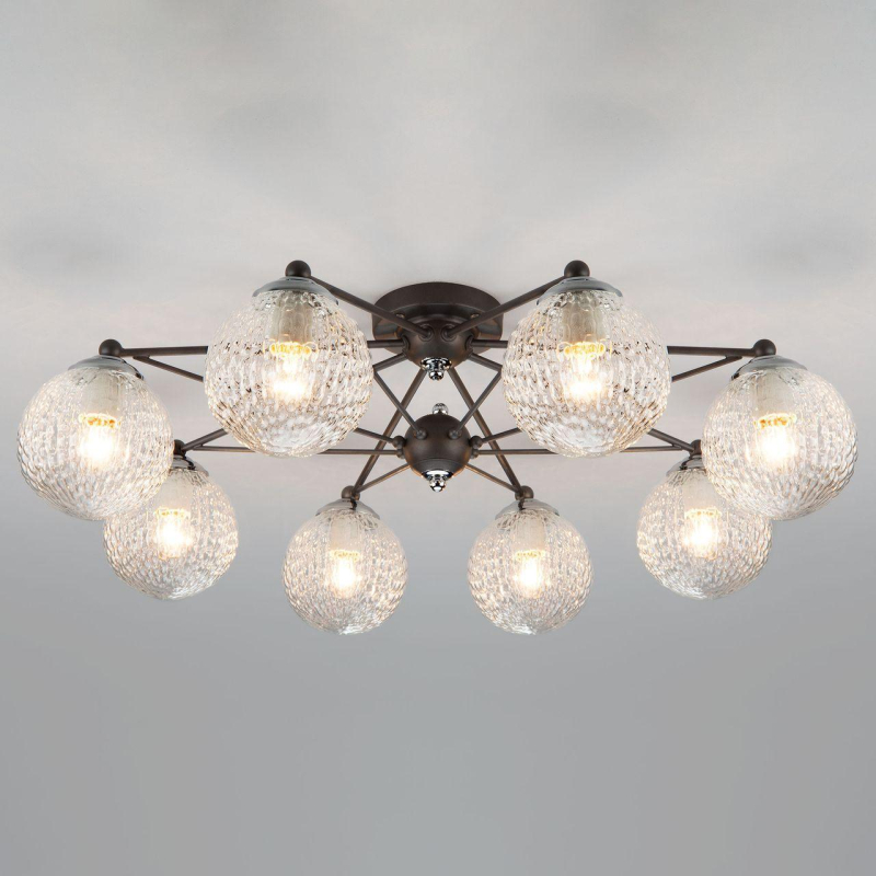 Потолочная люстра Eurosvet Karo 70077/8 графит