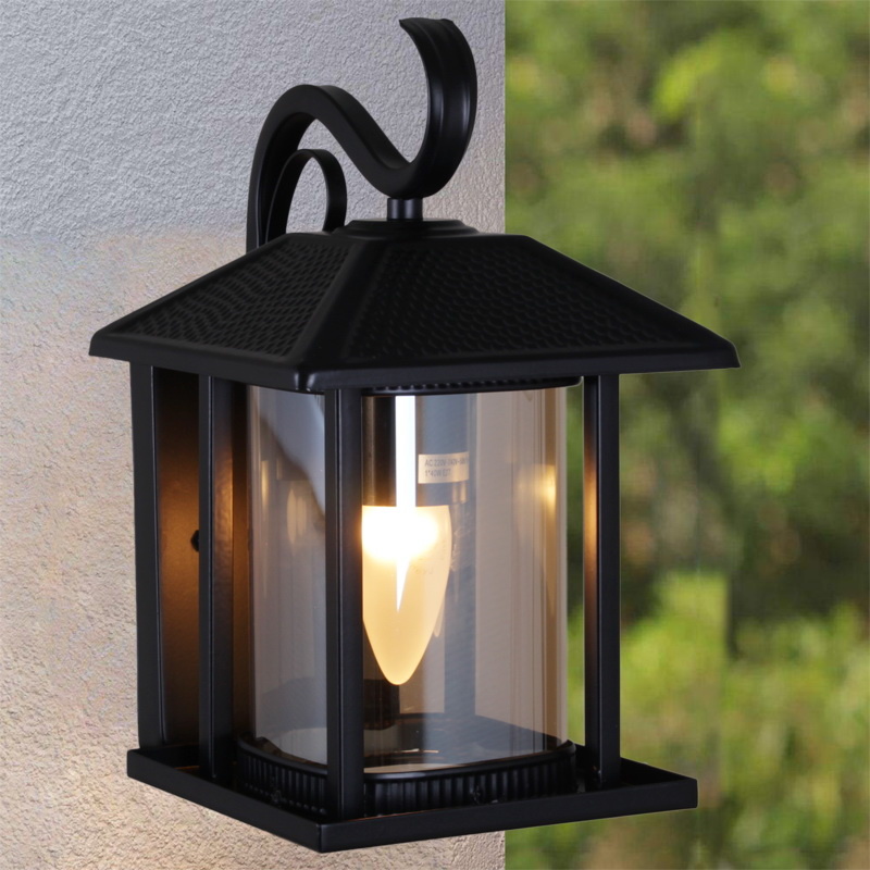 Уличный настенный светильник Reluce 08287-9.2-001U BK