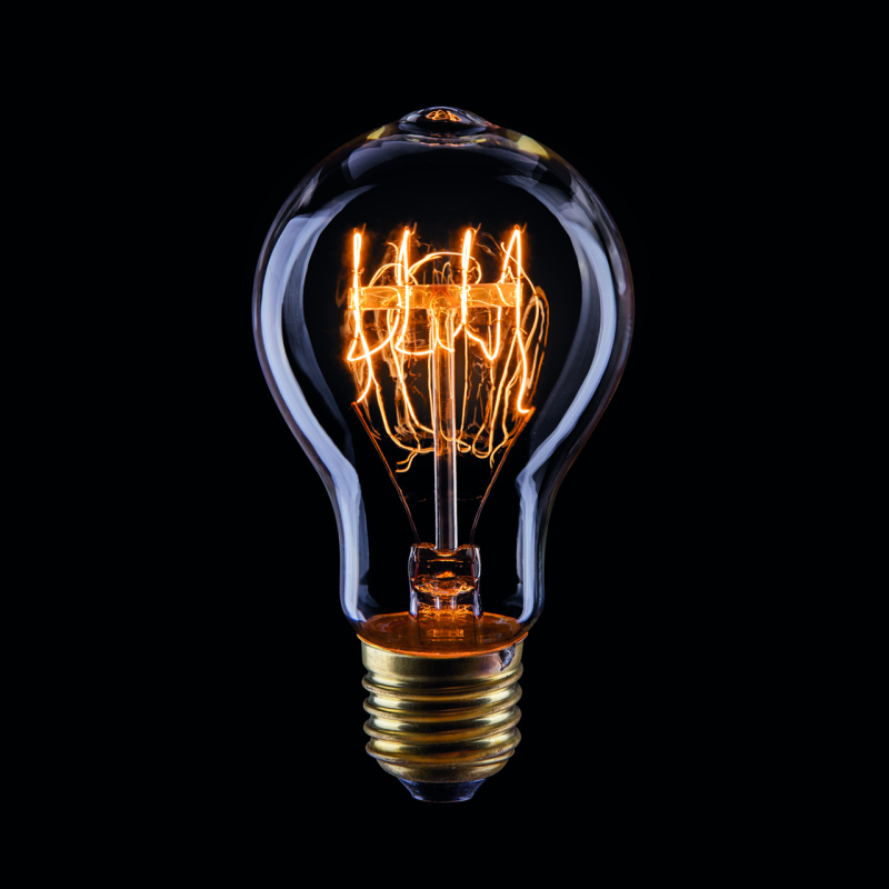 Лампа накаливания Voltega E27 40W груша прозрачная VG6-A19A3-40W 5928