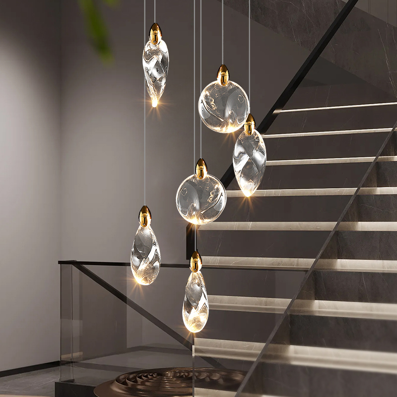 Подвесной светильник Delight Collection Colvin MT9176-6H titanium gold