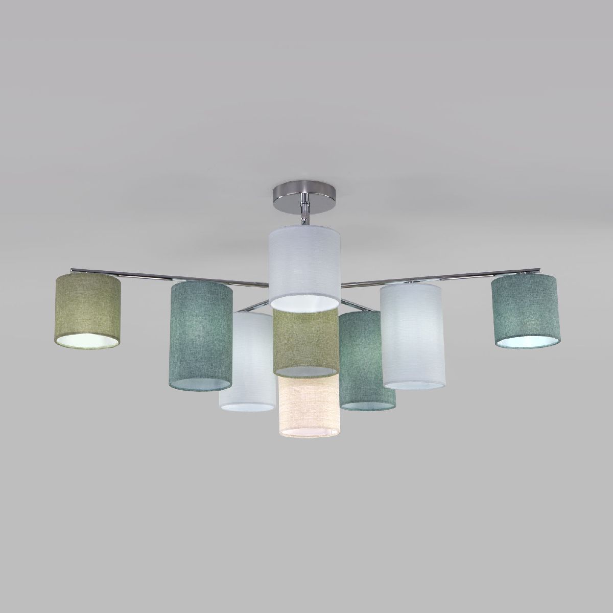 Люстра на штанге Eurosvet Pastel 60151 хром a064985