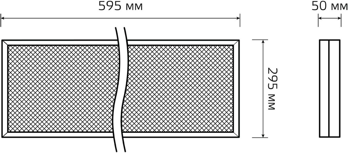 Светодиодная панель Gauss Mir G1-A0-00070-01G03-4001640