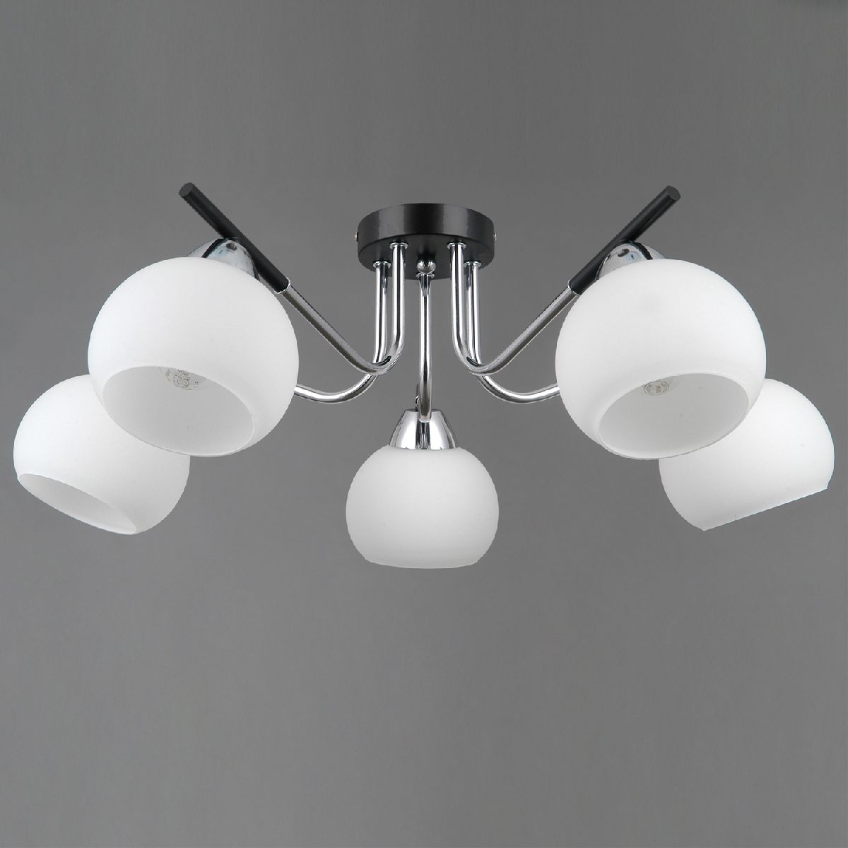 Потолочная люстра Illumico IL0713-5CSQ-24 BK CR LIBRA