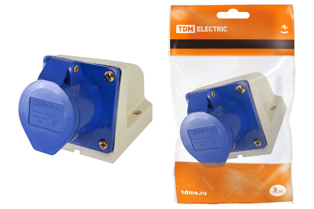 Розетка стационарная TDM Electric SQ0602-0010