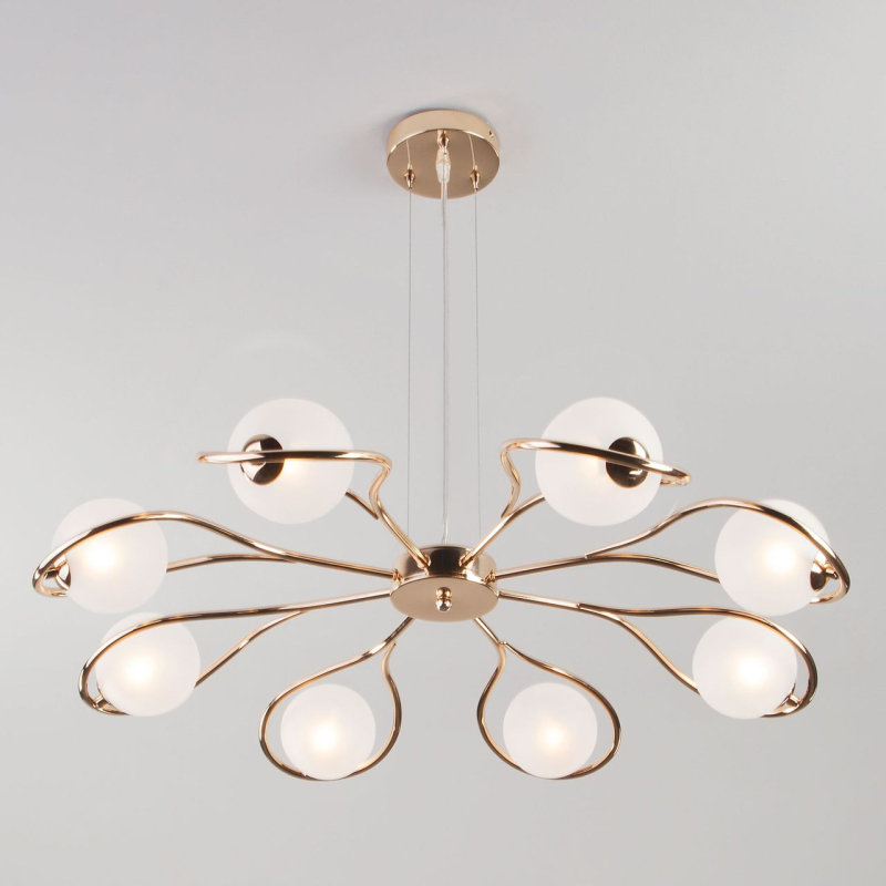 Подвесная люстра Eurosvet Camomile 70089/8 золото