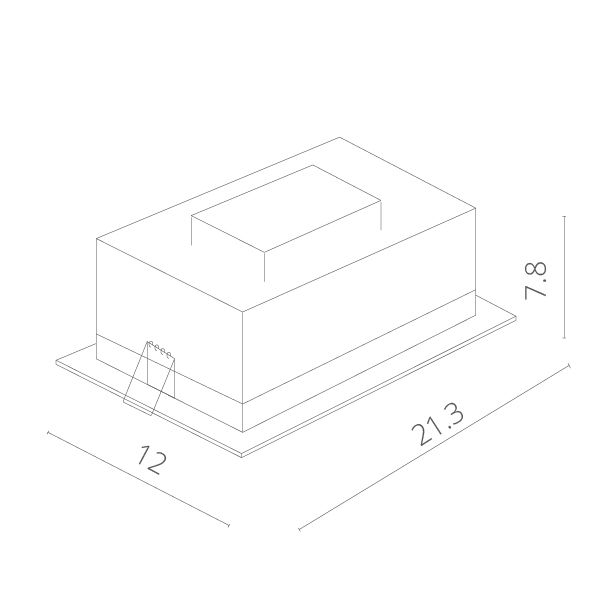 Встраиваемый светодиодный светильник Arte Lamp Studio A3007PL-2WH