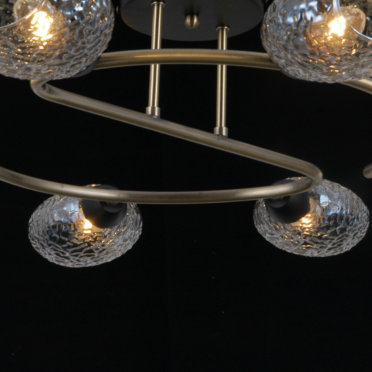 Люстра на штанге Illumico IL0300-8CSQ-79 BK AB