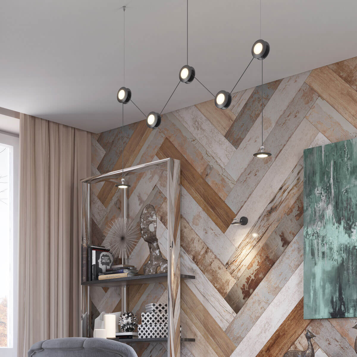 Подвесной светодиодный светильник Odeon Light Uliss 3811/84L