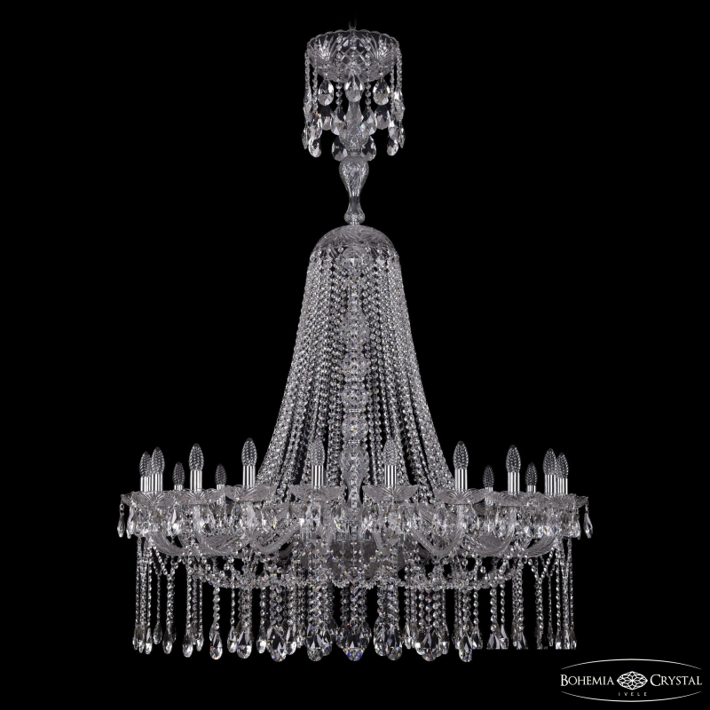 Подвесная люстра Bohemia Ivele Crystal 1413/20/400/XL-160 Ni