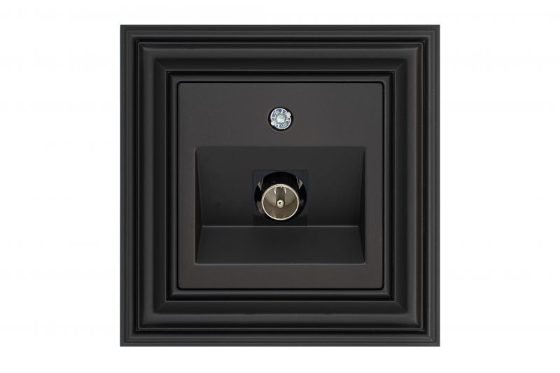 Розетка ТВ проходная Liregus Retro 29-227