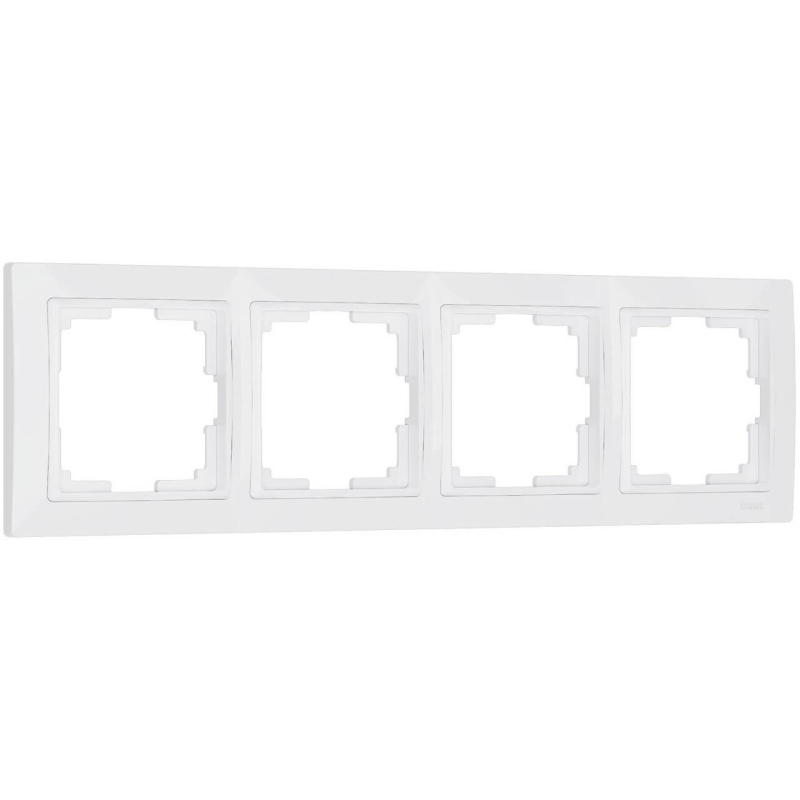 Рамка на 4 поста Werkel Snabb basic белый W0042001 4690389161414