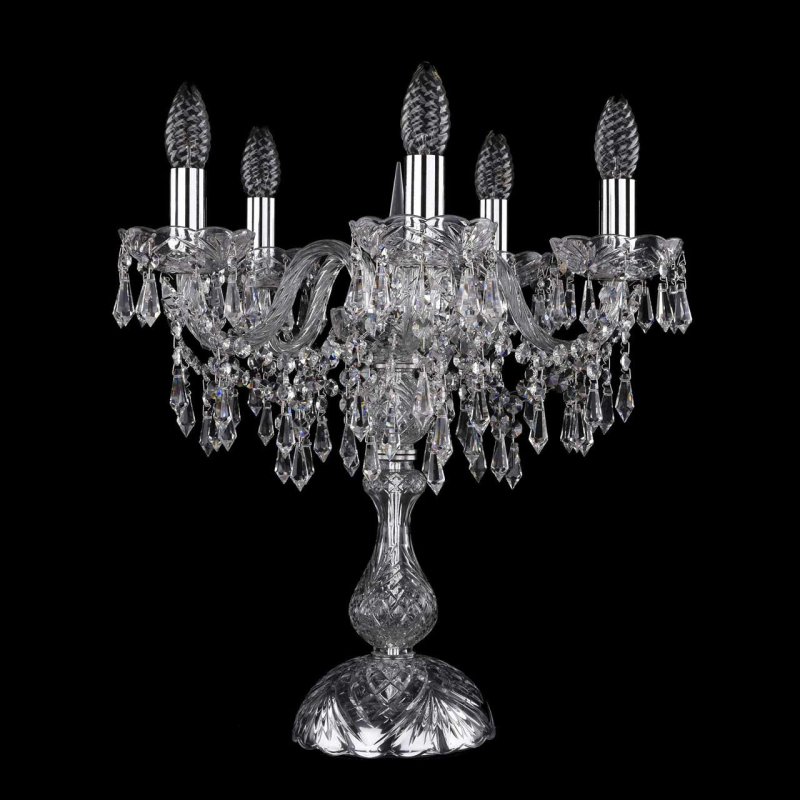 Настольная лампа Bohemia Ivele 1403L/5/141-47/Ni