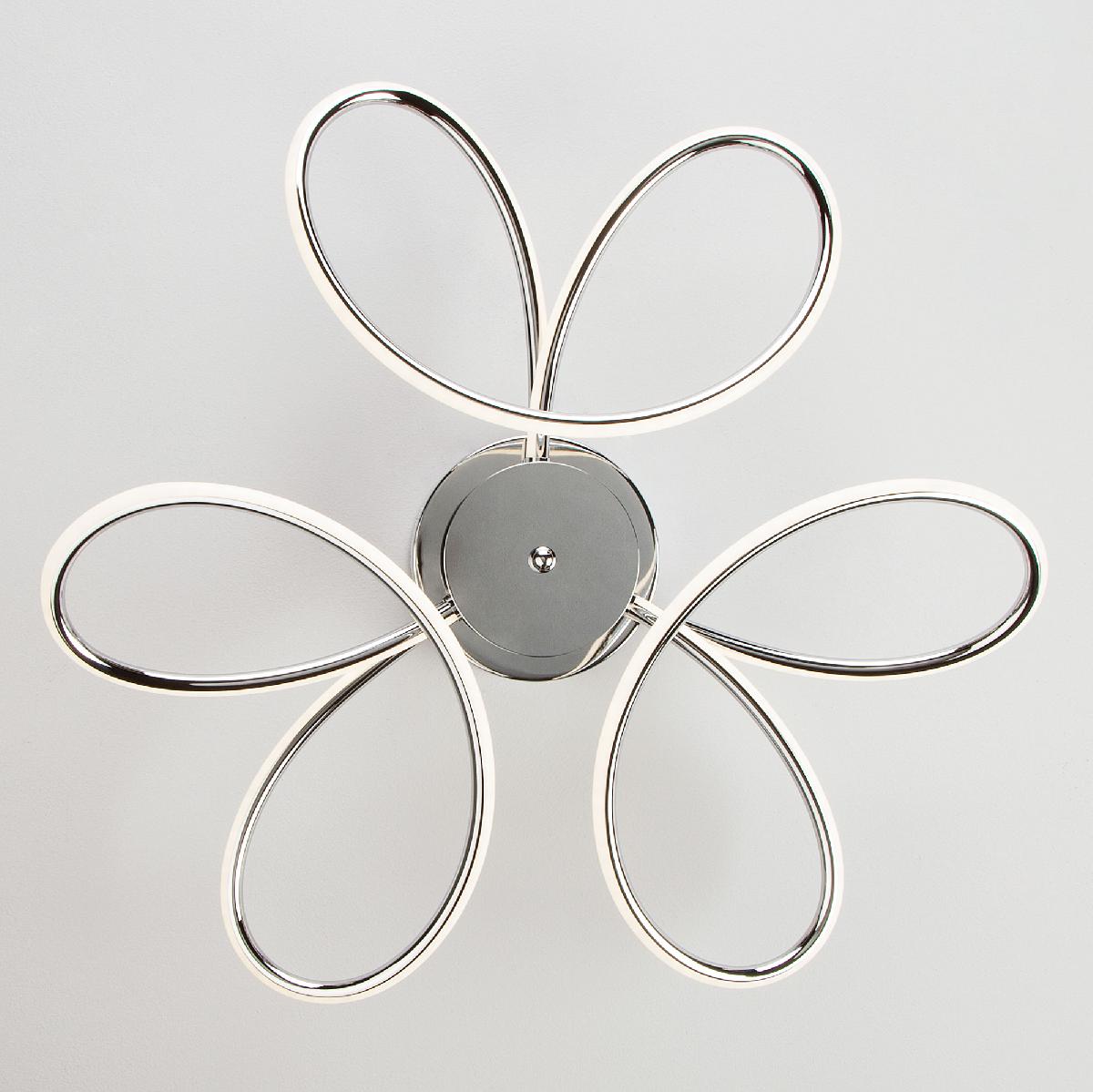 Потолочный светодиодный светильник Eurosvet Lozanna 90083/3 хром