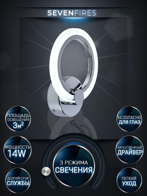 Бра Seven Fires Leyni SF5006/1W-CR