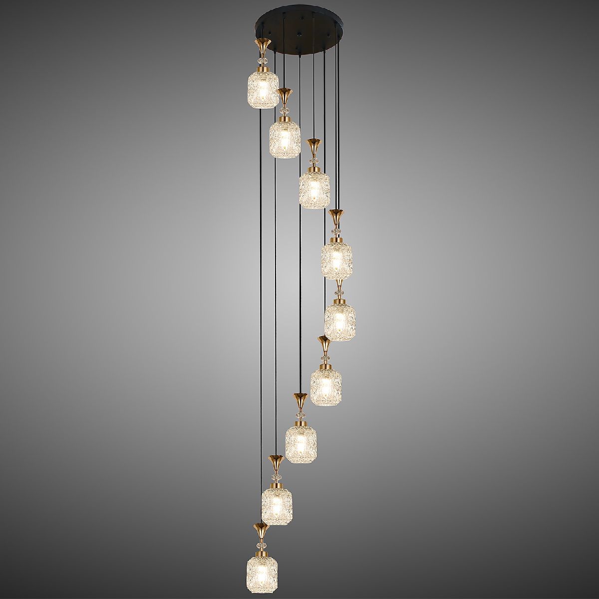 Каскадная люстра Reluce 02003-0.9-09 WH