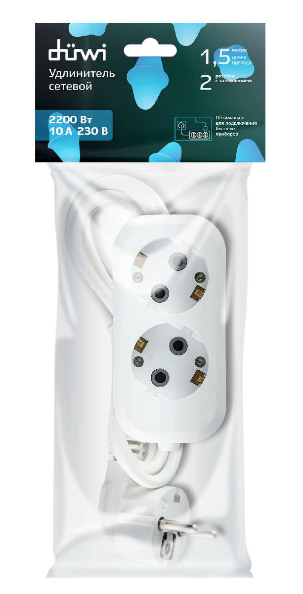 Удлинитель бытовой Duwi 28616 5