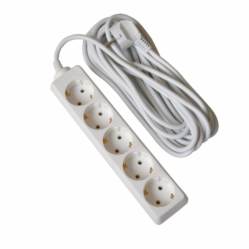 Удлинитель (02905) 5гн х 3м с/з Uniel Стандарт S-GCD5-3