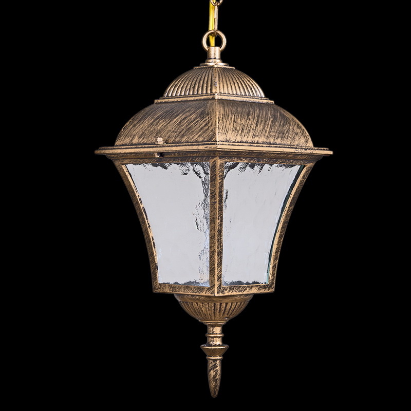 Уличный подвесной светильник Reluce 08243-0.3-001H BKG