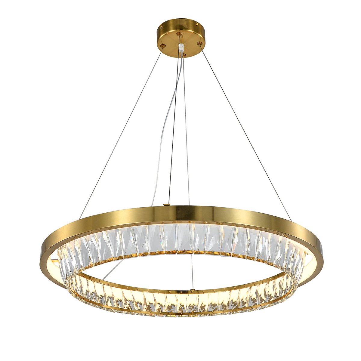 Подвесная люстра Indigo Riva 12045/1P Brass V000102L