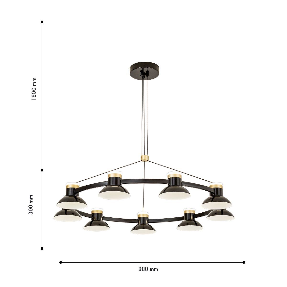Подвесная люстра Favourite Tatti 4516-9P