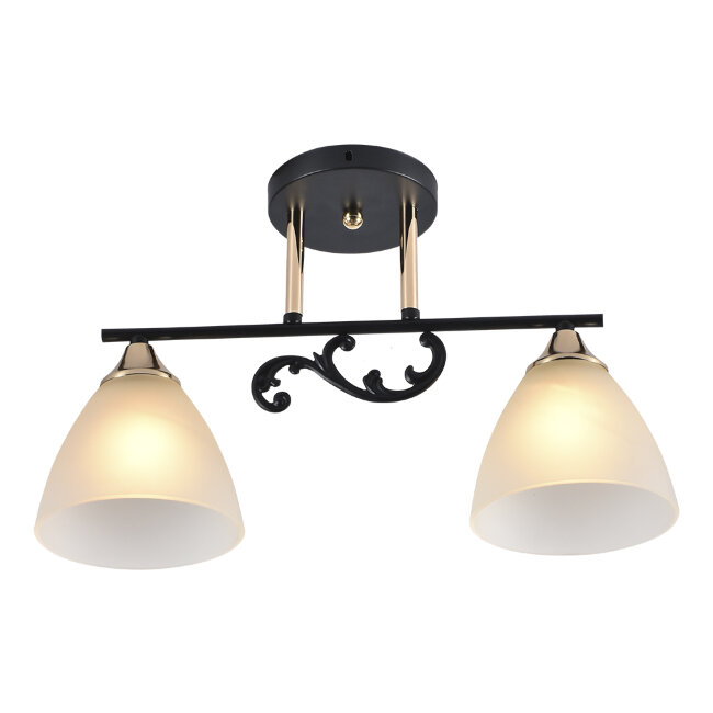 Потолочная люстра Seven Fires Kirsa SF3351/2C-BK-FGD-WT