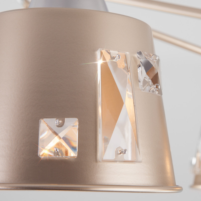 Люстра на штанге Eurosvet 70105/8 шампань