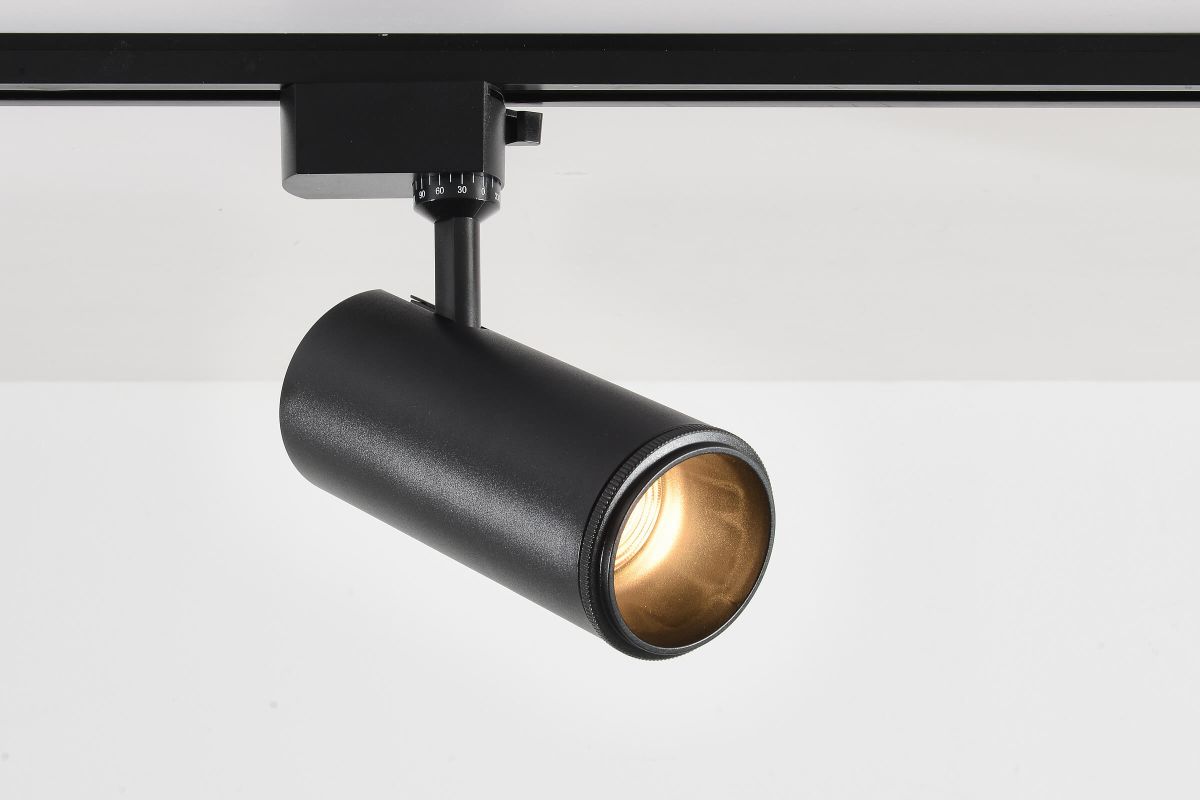 Трековый однофазный светильник Crystal Lux CLT 0.31 021 BK 3CCT ZOOM