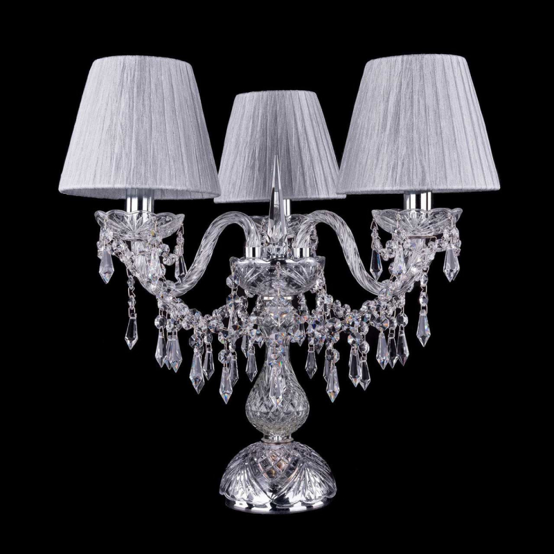 Настольная лампа Bohemia Ivele 1403L/3/141-39/Ni/SH6-160