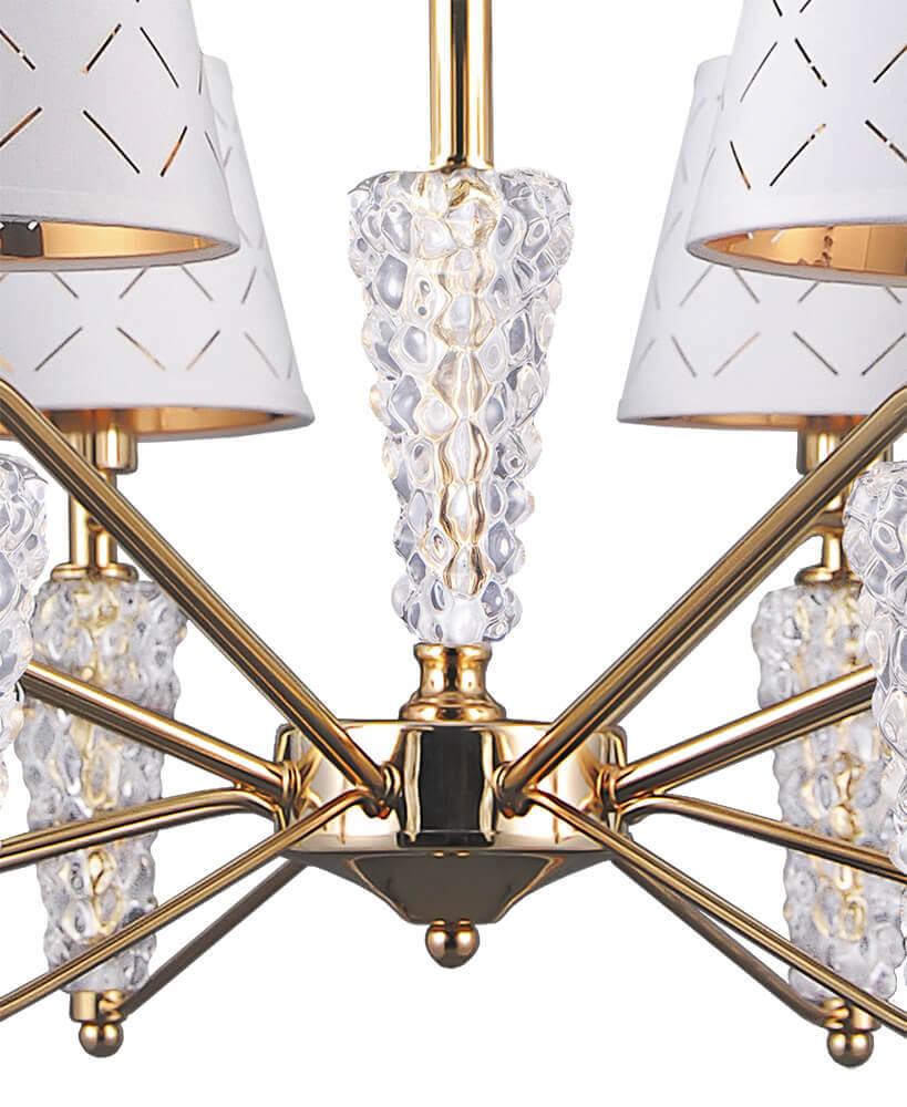 Подвесная люстра Lumien Hall Элисон 1016/8H-CR-BK