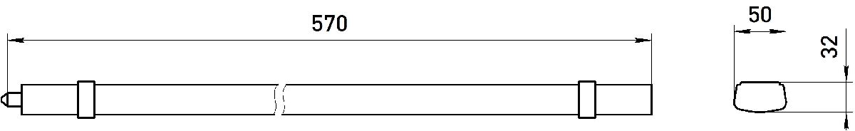 Линейный светильник Эра SPP-31-18-6K-M Б0065342