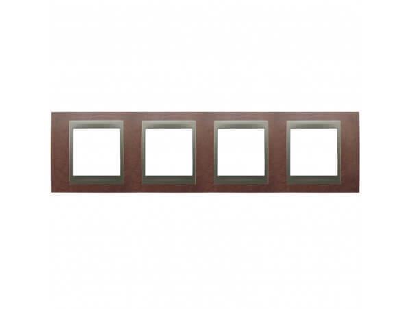 Рамка 4-постовая Schneider Electric Unica Top MGU66.008.2M3