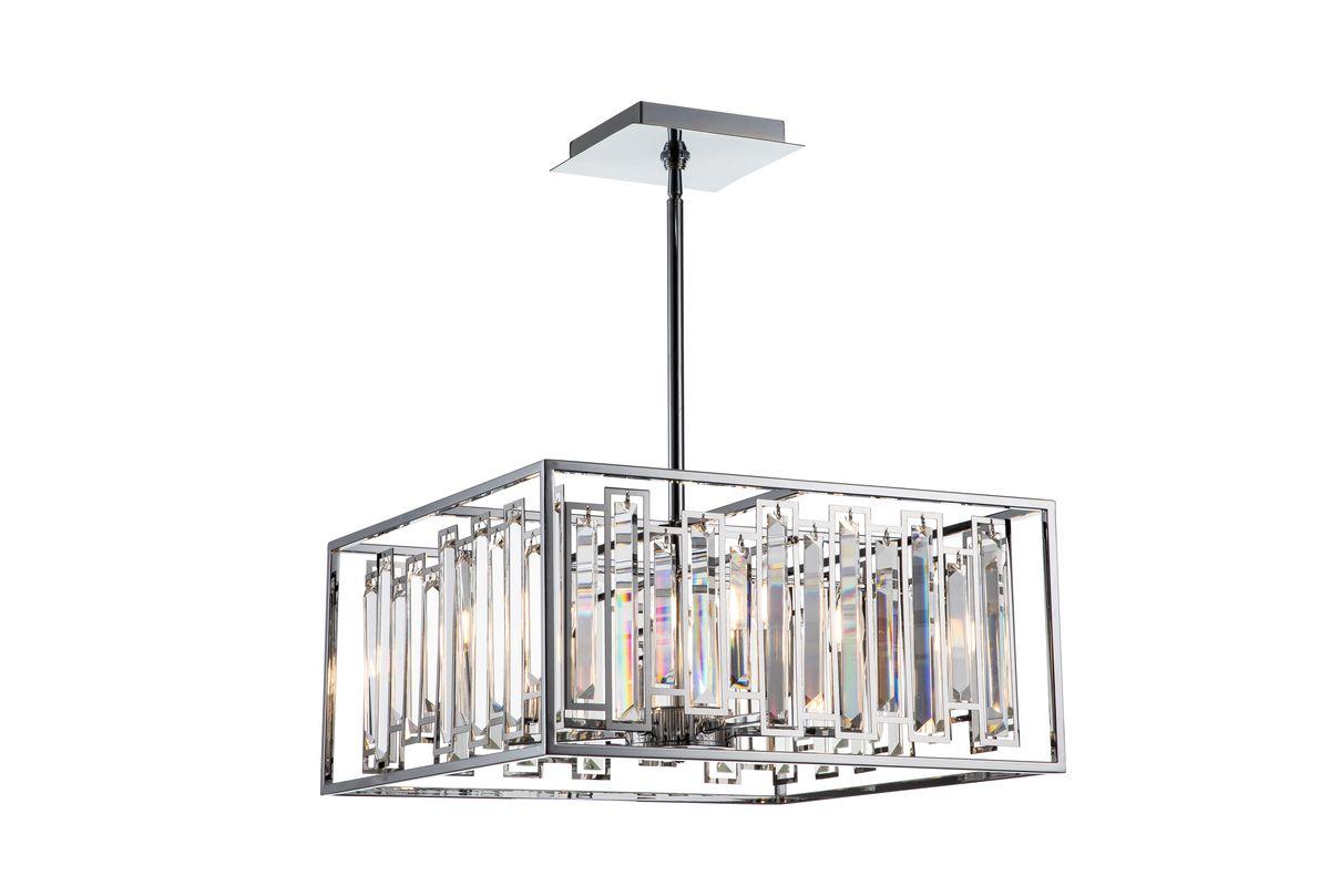 Люстра на штанге Indigo Valzer 12001/5R Chrome V000064