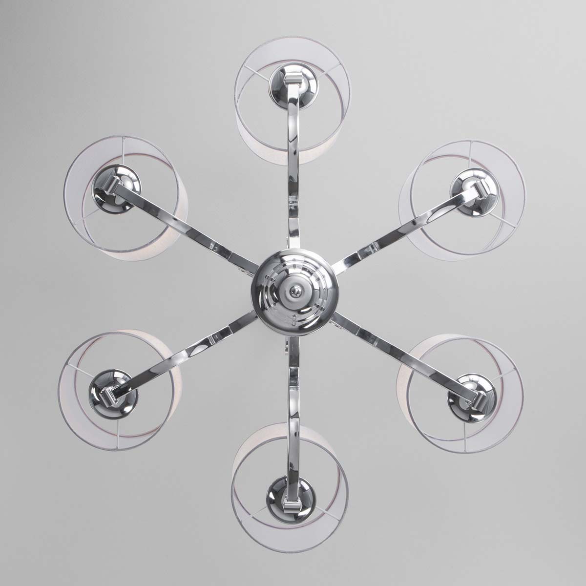 Подвесная люстра Eurosvet Fabiola 60124/6 хром Smart (60109/6)