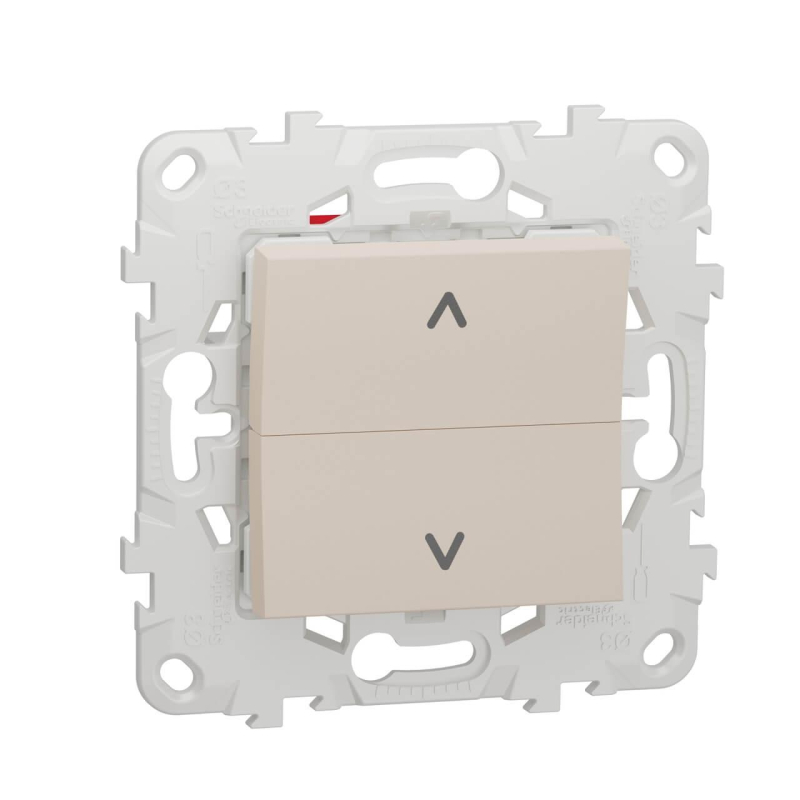 Выключатель двухклавишный Schneider Electric Unica New NU520744