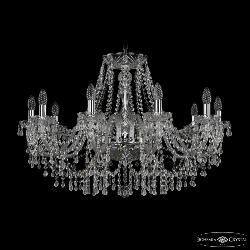 Подвесная люстра Bohemia Ivele Crystal 1410/10/300 Ni V0300