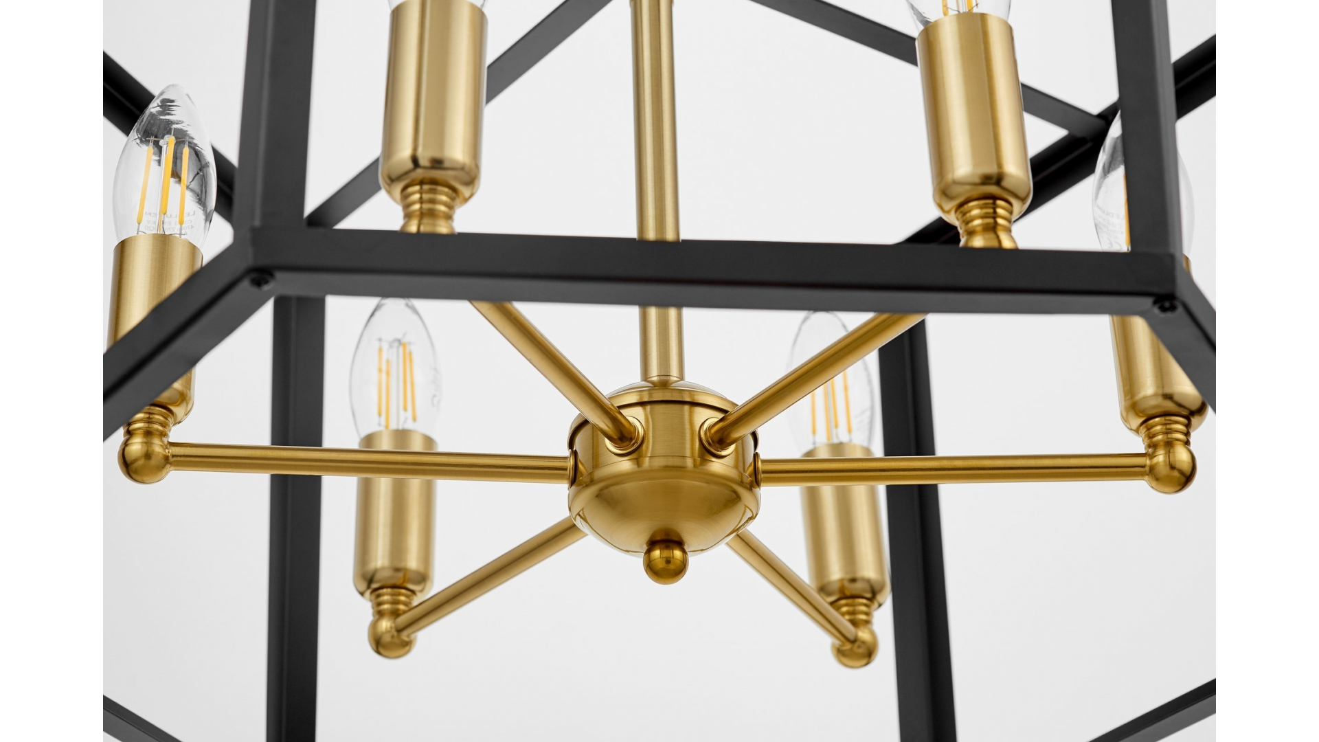 Подвесная люстра Lumina Deco Lorton LDP 1142-6 BK+MD