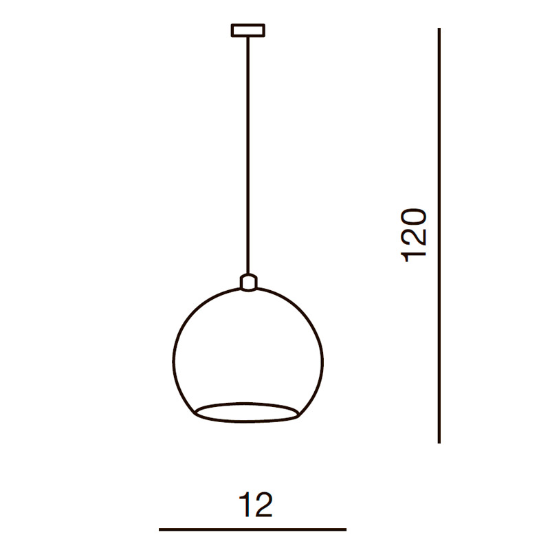 Подвесной светильник Azzardo Gulia 1 AZ0642