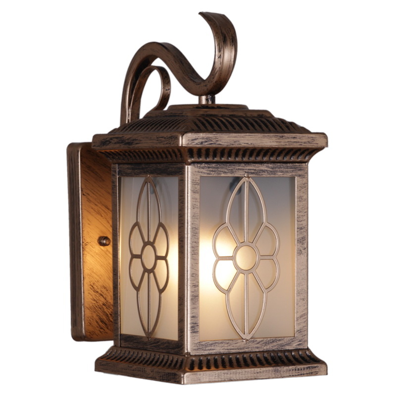 Уличный настенный светильник Reluce 08292-9.2-001U BKG