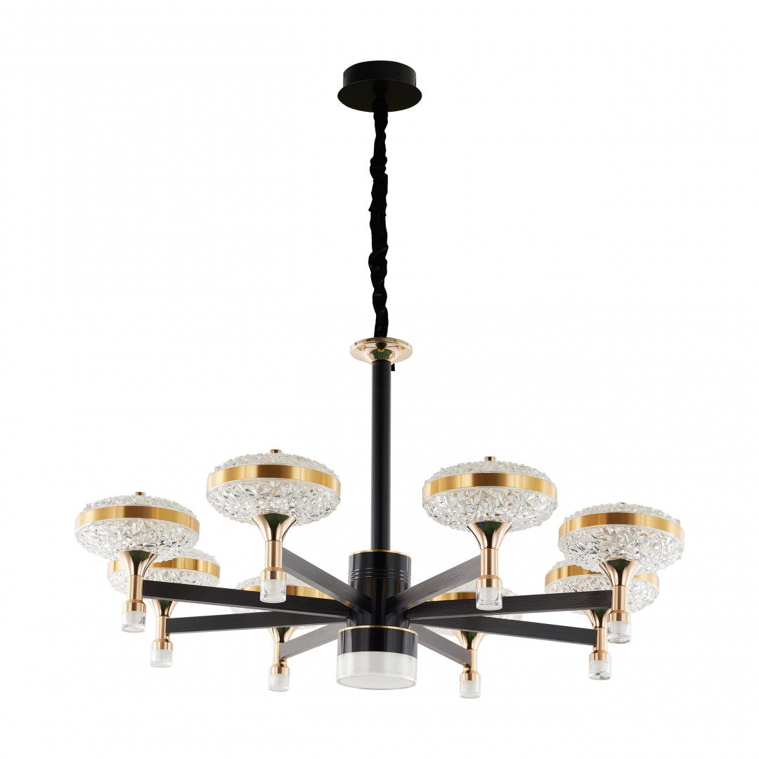 Подвесная люстра Arte Milano Ferrara 273059/8 BK/GD