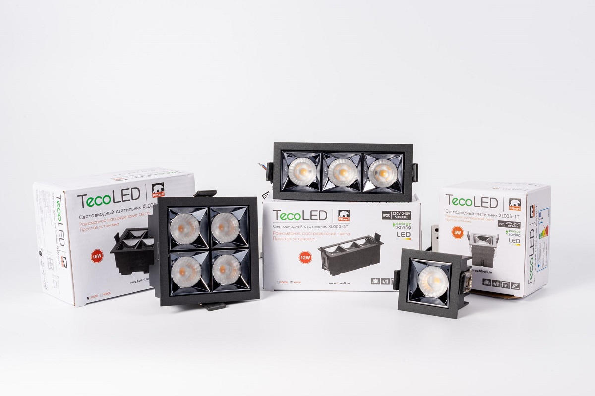 Встраиваемый светильник Fiberli XL003-4T 12130303