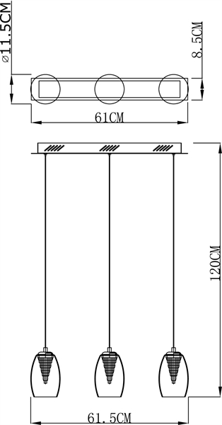 Подвесной светильник Deko-Light Electra 342117