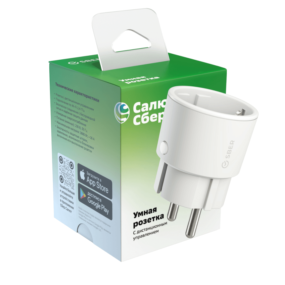Умная розетка Sber SBDV-00018