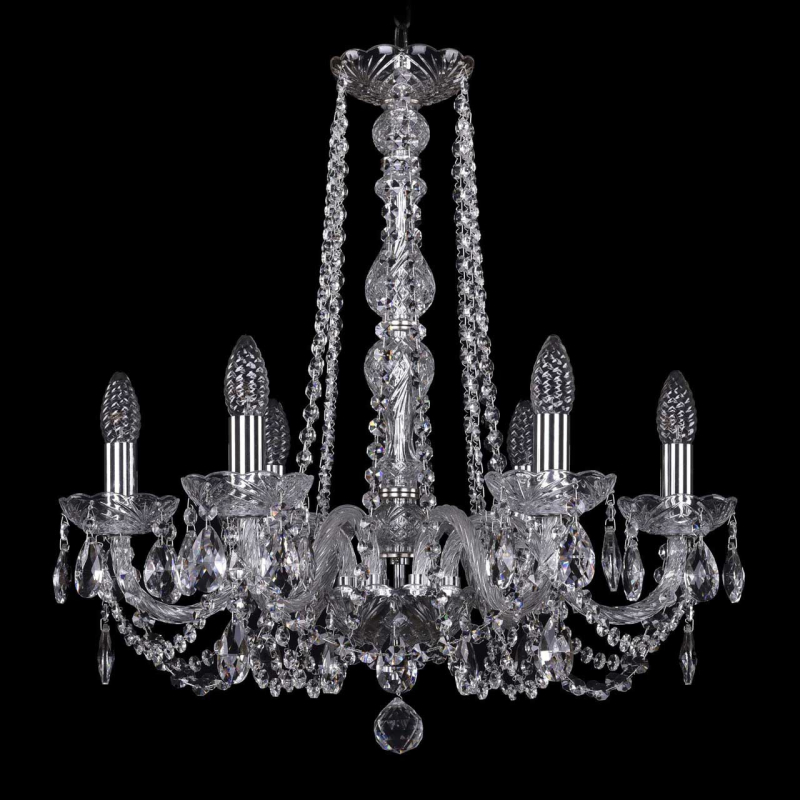 Подвесная люстра Bohemia Ivele 1402/6/195/h-58/Ni