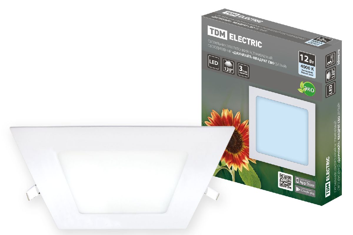 Встраиваемый светодиодный светильник TDM Electric Даунлайт СВО SQ0329-0118